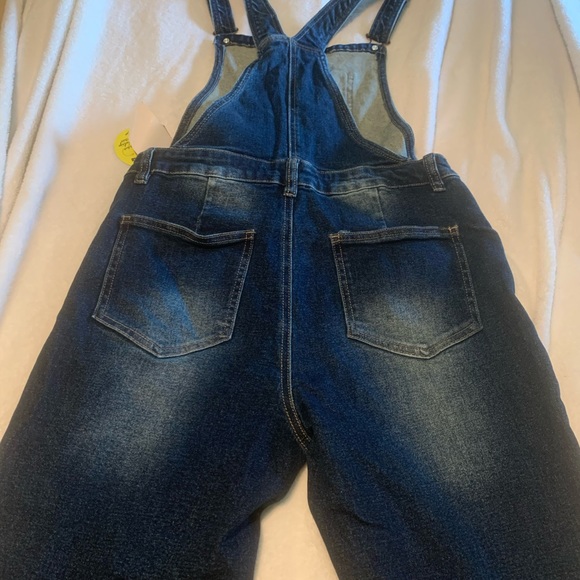 YMI Denim Overalls NWT Size Medium (8-10) - Picture 7 of 9